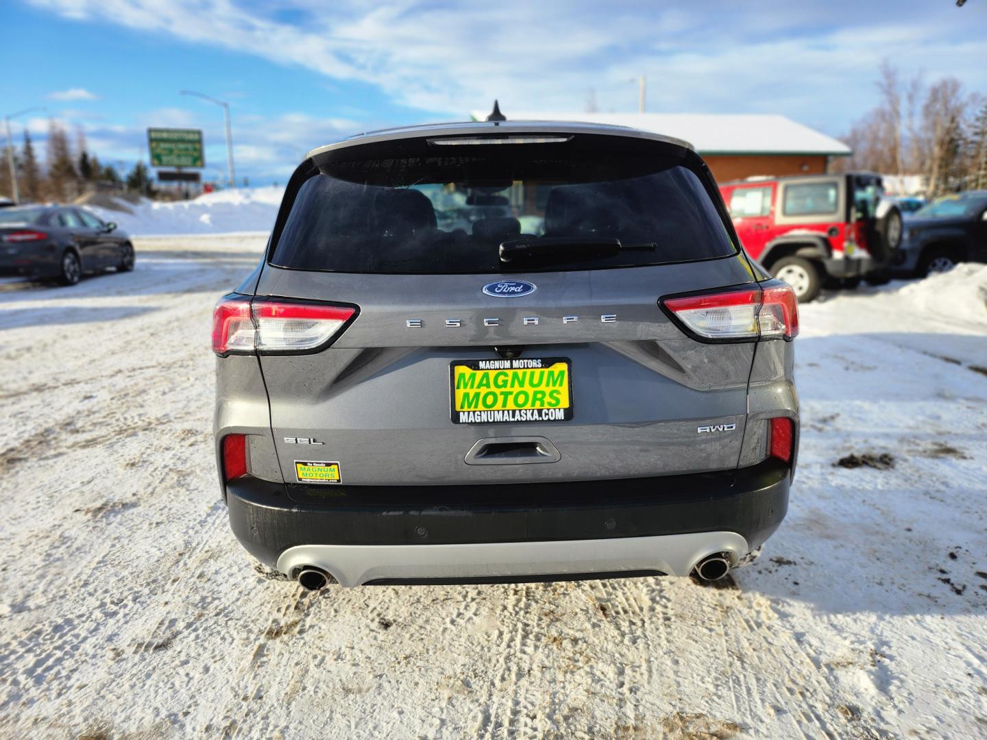 2022 GRAY /BLACK FORD ESCAPE SEL (1FMCU9H64NU) with an 1.5L engine, Automatic transmission, located at 1960 Industrial Drive, Wasilla, 99654, (907) 274-2277, 61.573475, -149.400146 - Photo#4